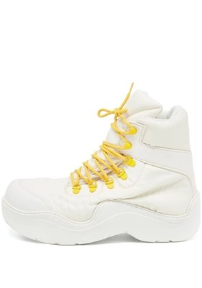 Bottega Veneta Pre-Owned Puddle Bomber boots - White