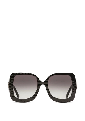Dolce & Gabbana Eyewear square crossed sunglasses - Black