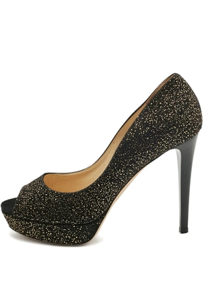 Jimmy Choo Pre-Owned peep-toe platform pumps - Black
