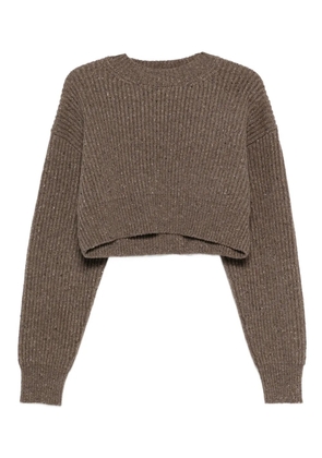 Uma Wang ribbed-knit sweater - Brown