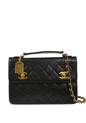 CHANEL Pre-Owned 1990 quilted shoulder bag - Black