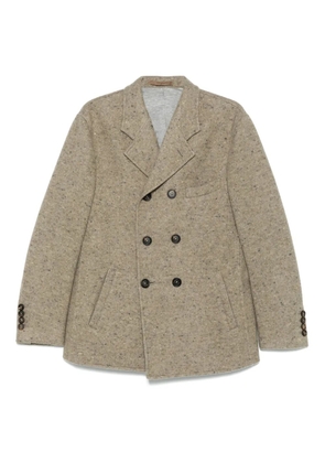 Eleventy double-breasted peacoat - Neutrals