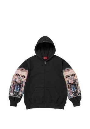 Supreme x Michael Jackson grapic-print hoodie - Black