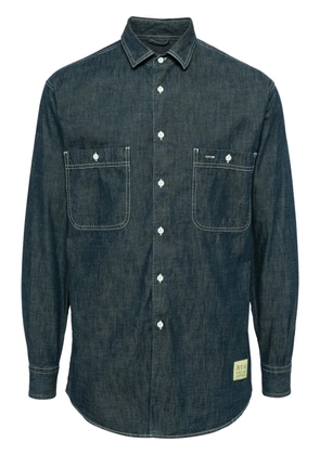 ASPESI Chambray denim shirt - Blue