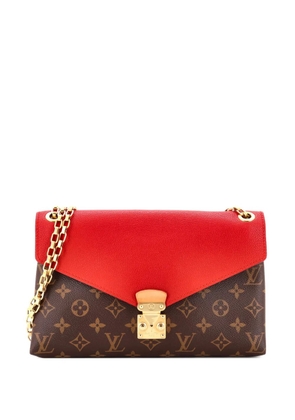 Louis Vuitton Pre-Owned Pallas Chain Monogram Canvas and Calfskin shoulder bag - Brown