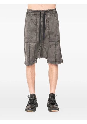 MD75 drawstring linen short pants - Grey