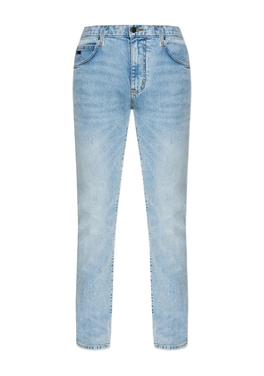 Emporio Armani logo-motif jeans - Blue