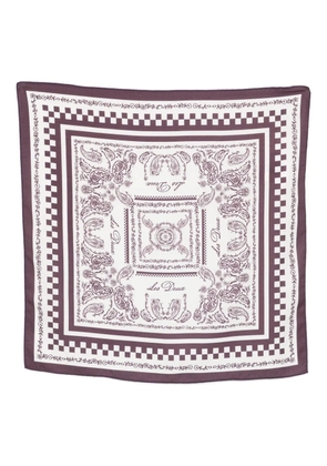 Les Deux paisley border-detail scarf - Neutrals
