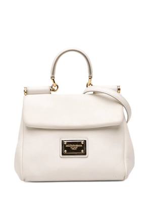 Dolce & Gabbana Pre-Owned 2000-2025 Small Calfskin Soft Sicily satchel - White