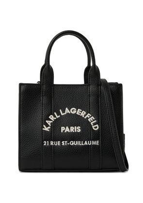 Karl Lagerfeld mini Rue St-Guillaume tote bag - Black