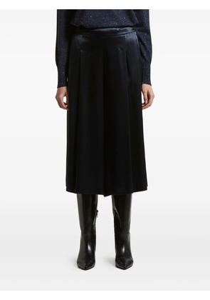 Peserico pleated-front satin trousers - Blue