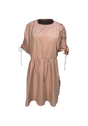 Red Valentino Vintage lace-up detail mini dress - Pink