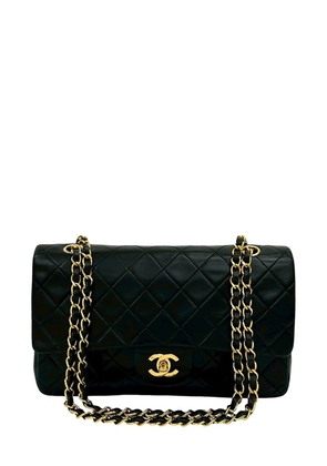 CHANEL Pre-Owned 1991-1994 Medium Classic Lambskin Double Flap shoulder bag - Black