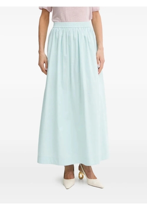 BOSS welt-pocket A-line maxi skirt - Blue