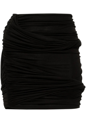 PNK ruched mini skirt - Black