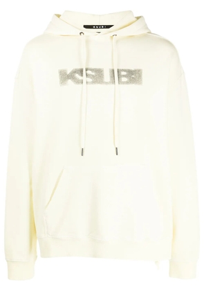 Ksubi logo-print detail hoodie - LEMON YELLOW