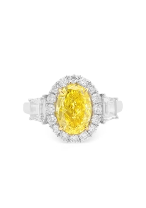 HYT Jewelry platinum diamond ring - White