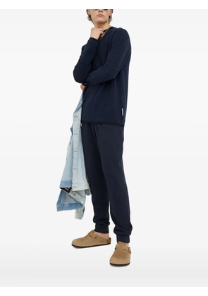 Marc O'Polo textured-knit crew-neck sweater - Blue