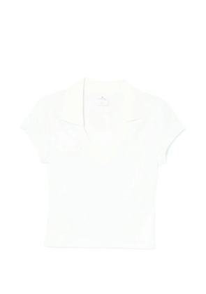 Courrèges V-neck collar top - Green