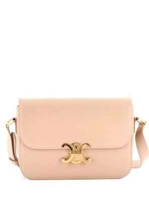 Celine Pre-Owned Triomphe Shoulder Bag Smooth Calfskin Medium crossbody bag - Neutrals