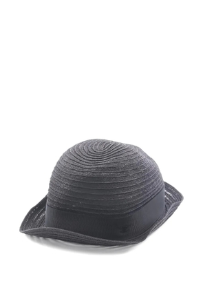 CHANEL Pre-Owned 1986-1988 coco mark hat - Grey