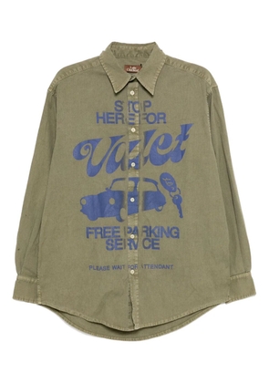 Stain Shade graphic print shirt - Green