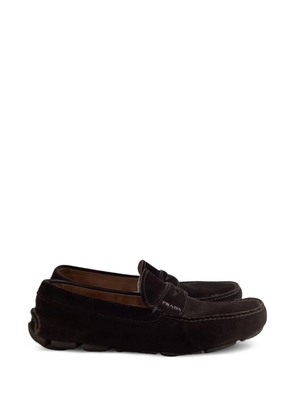 Prada Pre-Owned penny-slot loafers - Brown