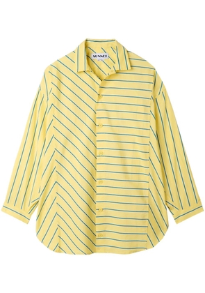 Sunnei striped shirt - Yellow
