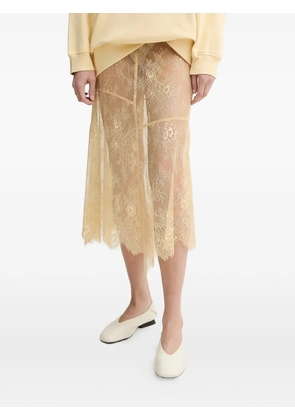 STAND STUDIO lace skirt - Neutrals