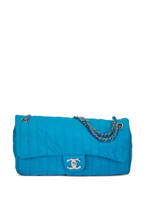 CHANEL Pre-Owned 2012 Classic Flap quilted shoulder bag - Blue