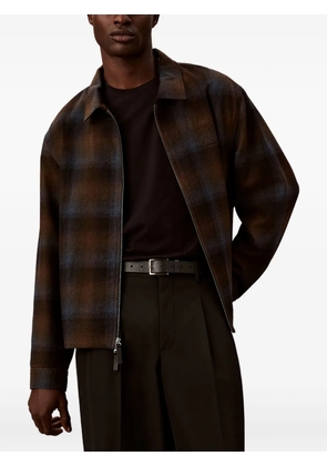 Calvin Klein check zip jacket - Brown