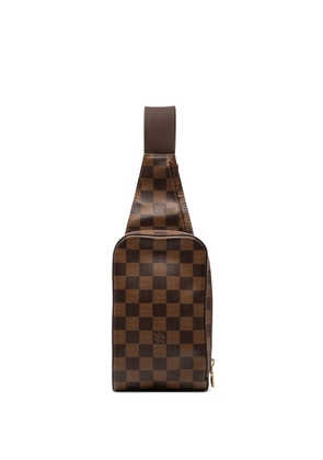 Louis Vuitton Pre-Owned 2011 Damier Ebene Geronimos crossbody bag - Brown