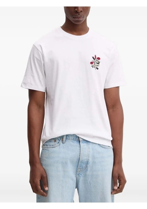 The Kooples embroidered-detail crew-neck T-shirt - White