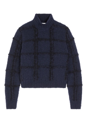DRIES VAN NOTEN high-neck sweater - Blue