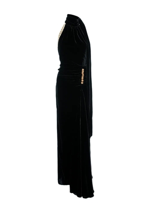 V:PM ATELIER Bex embellished maxi dress - Black