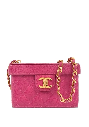 CHANEL Pre-Owned 1992 Vanity shoulder bag - Pink