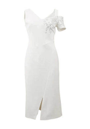 Antonio Berardi embroidered midi dress - White