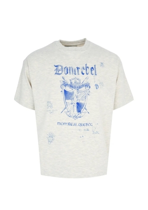 DOMREBEL Dominus Crest printed T-shirt - Neutrals