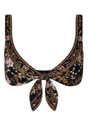 Camilla Dynasty Daze bikini top - Black