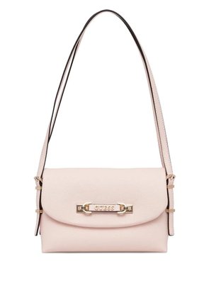 GUESS USA Lefia logo-plaque shoulder bag - Pink