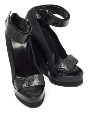 Pierre Hardy 150mm leather wedge pumps - Black