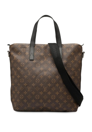 Louis Vuitton Pre-Owned 2011 Monogram Macassar Kitan satchel - Black
