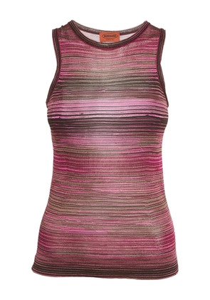 Missoni Pre-Owned knit striped tank top - Pink