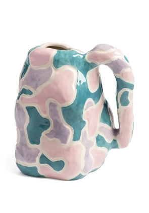 &k Amsterdam medium pattern Jug vase (24cm x 22cm) - Blue