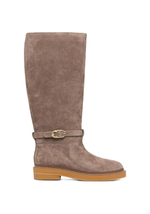 Coccinelle buckle-strap boots - Grey