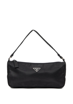 Prada Pre-Owned Triangle-logo shoulder bag - Black