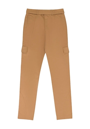 RHUDE straight-leg cargo track pants - Neutrals