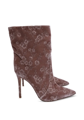 Gianvito Rossi velvet boots - Pink