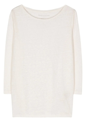 Majestic Filatures slub-texture T-shirt - Neutrals