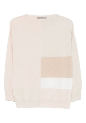 D.Exterior crew-neck sweatshirt - Neutrals